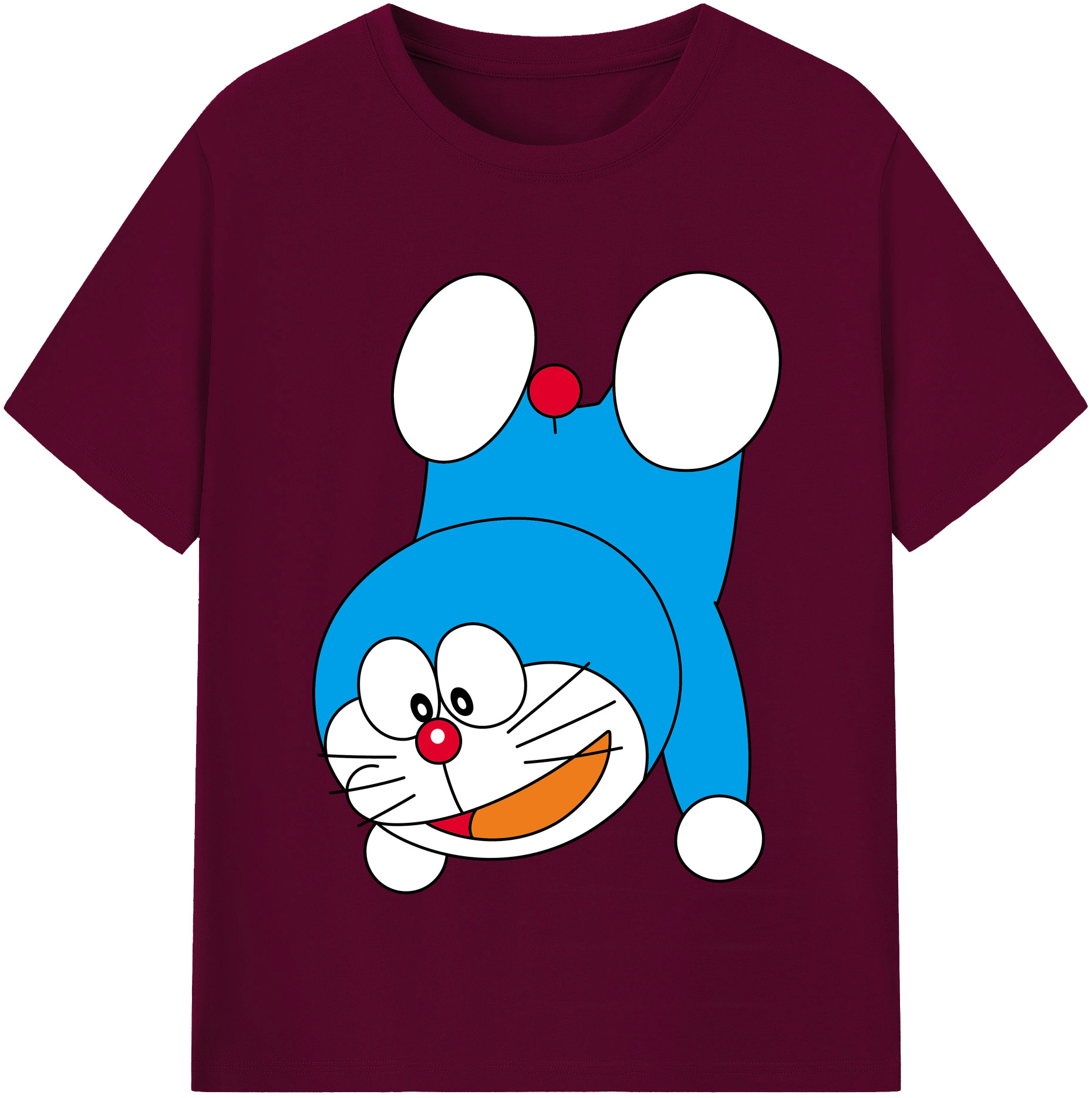 （画像用） ドラえもん Doraemon レディースカジュアルプリントTシャツ（綿100％）